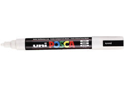 Verfstift Posca PC5M medium wit