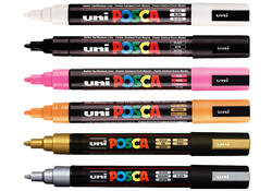 Verfstift Posca PC5M medium goud