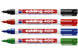 Viltstift edding 400 rond 1mm groen