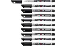 Viltstift STABILO Write-4-All 156/46 fijn zwart