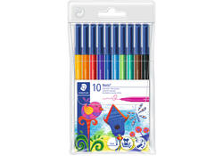 Viltstift Staedtler 326 10stuks assorti