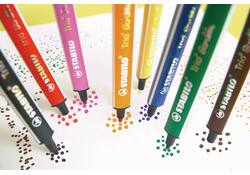 Viltstift STABILO Trio Scribbi 368/8 assorti etui à 8 stuks
