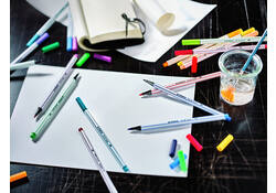 Brushstift STABILO Pen 568/12 Arty assorti etui à 12 stuks