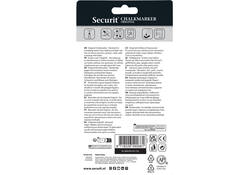 Krijtstift Securit SMA-100 rond ass 1-2mm blister à 4st