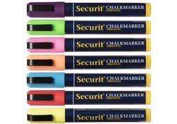Krijtstift Securit SMA-510 schuin ass 2-6mm blister à 8st