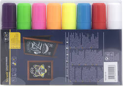 Krijtstift Securit SMA-720 blok ass 7-15mm blister à 8st