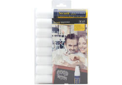 Krijtstift Securit SMA-720 blok wit 7-15mm blister à 8st