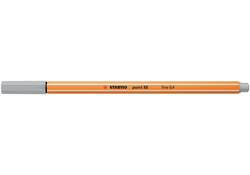 Fineliner STABILO point 88/94 fijn lichtgrijs
