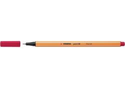 Fineliner STABILO point 88/50 fijn donkerrood