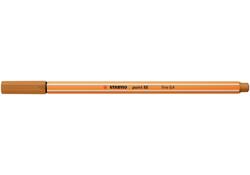 Fineliner STABILO point 88/89 fijn donker oker