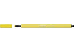 Viltstift STABILO Pen 68/024 medium neon geel