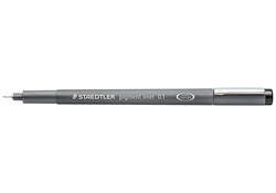 Fineliner Staedtler Pigment 308 zwart 0.1mm