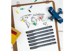 Fineliner Staedtler Pigment 308 zwart 0.3mm