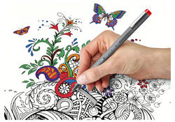 Fineliner Staedtler Pigment 308 zwart 0.3mm
