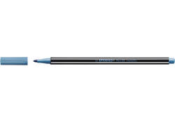 Viltstift STABILO Pen 68/841 medium metallic blauw
