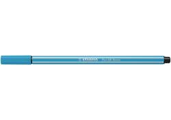 Viltstift STABILO Pen 68/031 medium neon blauw