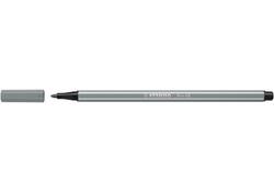 Viltstift STABILO Pen 68/95 medium middel koudgrijs