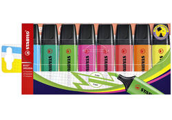 Markeerstift STABILO BOSS Original 70/8 assorti etui à 8 stuks