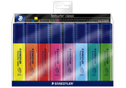 Markeerstift Staedtler 364 Textsurfer assorti 8stuks