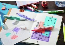 Markeerstift STABILO Swing cool 275/4 assorti etui à 4 stuks