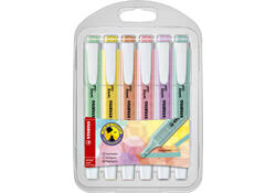 Markeerstift STABILO Swing cool 275/6 pastel assorti etui à 6 stuks