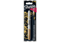 Viltstift Sharpie rond fijn metallic goud blister à 1 stuk