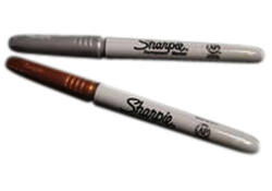 Viltstift Sharpie rond fijn metallic goud blister à 1 stuk