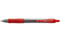 Gelschrijver PILOT G-2 fijn rood