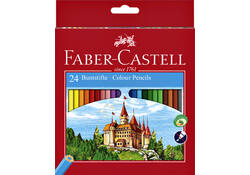 Kleurpotloden Faber-Castell assorti set à 24 stuks