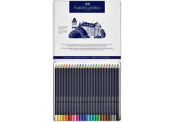 Kleurpotloden Faber-Castell Goldfaber assorti blik à 24 stuks