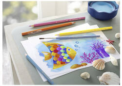 Kleurpotloden Faber-Castell aquarel incl penseel assorti set à 24 stuks