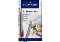 Kleurpotloden Faber-Castell Goldfaber aquarel assorti blik à 12 stuks