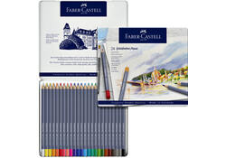 Kleurpotloden Faber-Castell Goldfaber aquarel assorti blik à 24 stuks