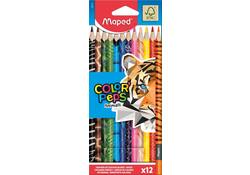 Kleurpotlood Maped Color'Peps Animals set á 12 kleuren