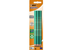 Potlood Bic Evolution ecolutions 655 zeshoekig HB blister à 10 stuks