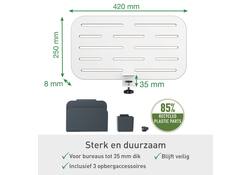 Bureau ophangbord Leitz Ergo klein