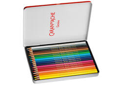Kleurpotloden Caran d'Ache Swisscolor aquarel 18stuks ass.