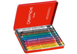 Waskrijt Caran d'Ache neocolor-II 10stuks assorti