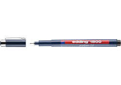 Fineliner edding 1800 0.5mm zwart