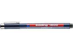 Fineliner edding 1800 0.5mm zwart