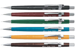 Vulpotlood Pentel P207 HB 0.7mm blauw