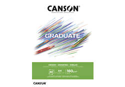 Tekenblok Canson Graduate Dessin A4 160gr 30vel