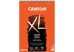 Schetsblok Canson XL Croquuis A3 90g 120vel spiraal