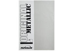 Kopieerpapier Papicolor A4 300gr 3vel metallic zilver