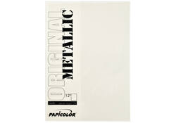Kopieerpapier Papicolor A4 300gr 3vel metallic ivoor
