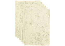 Kopieerpapier Papicolor A4 90gr 12vel marble ivoor