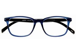 Leesbril I Need You +2.50 dpt Lucky blauw-zwart