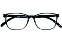 Leesbril I Need You +1.00 dpt Lucky grijs-zwart