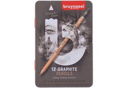 Grafietpotloden Bruynzeel Expression blik 12 stuks