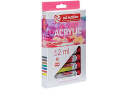 Acrylverf Talens Art Creation met stappenplan 12ml set à 8 kleuren